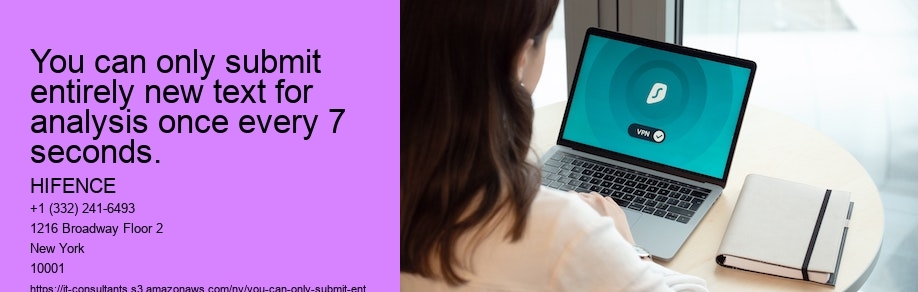 You can only submit entirely new text for analysis once every 7 seconds.
